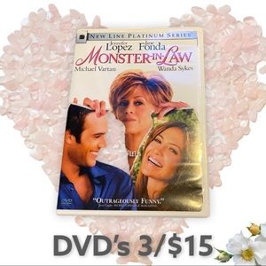 💖3/$15 Monster in law DVD movie